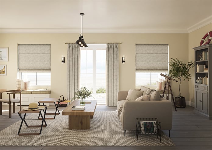 Foxford, Cheviot - Motorised Roman Blind - Image 8